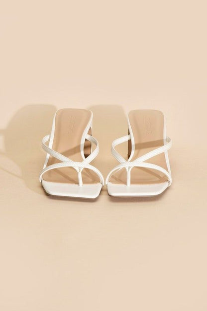 Gadget-S Thong Mule Heels - us.meeeshop