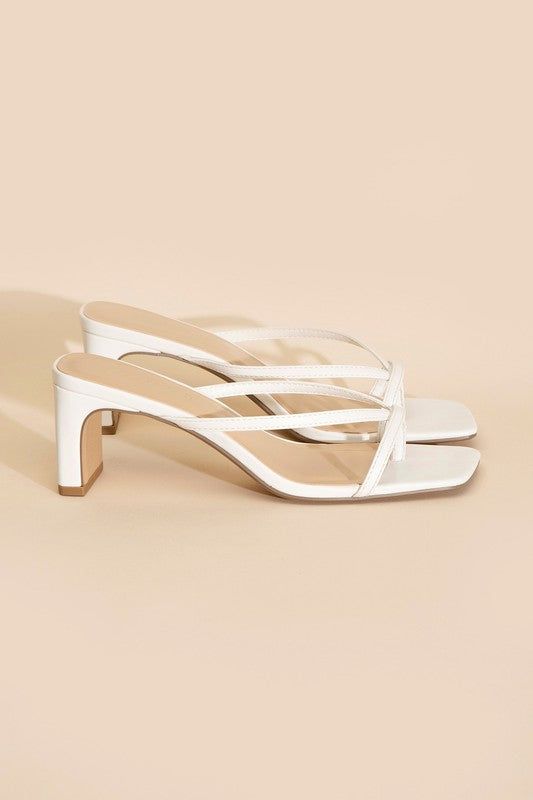 Gadget-S Thong Mule Heels - us.meeeshop