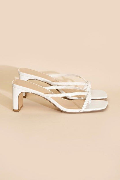 Gadget-S Thong Mule Heels - us.meeeshop