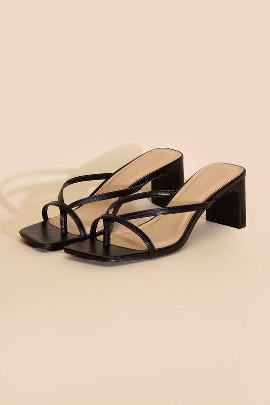 Gadget-S Thong Mule Heels - us.meeeshop