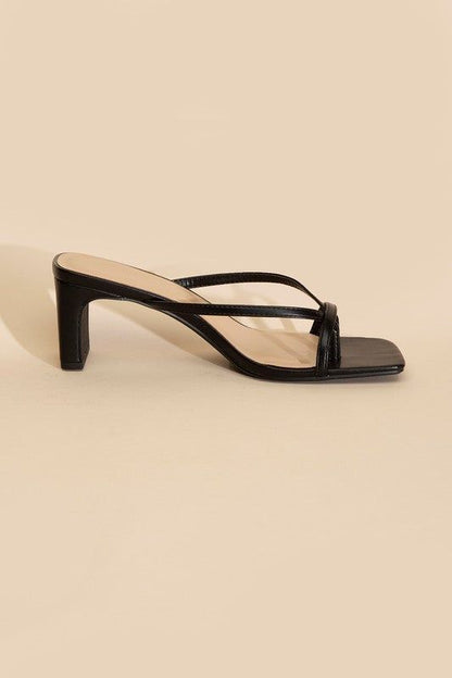 Gadget-S Thong Mule Heels - us.meeeshop