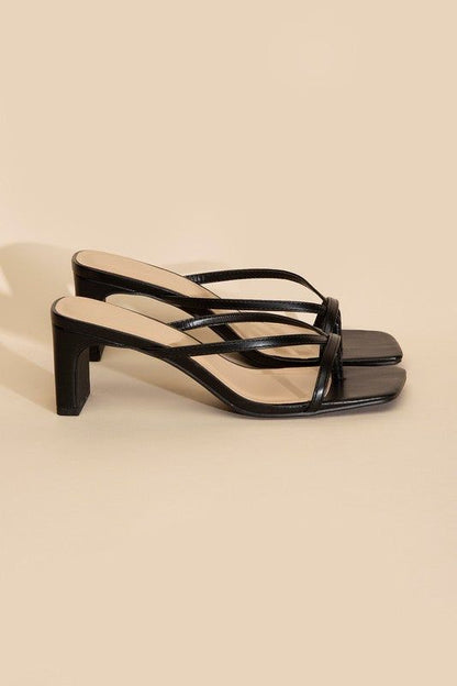 Gadget-S Thong Mule Heels - us.meeeshop