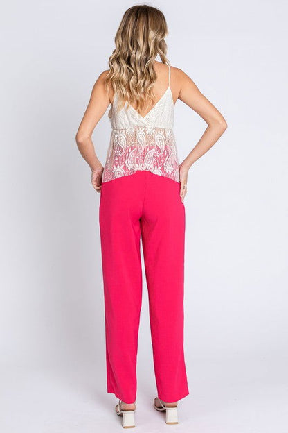 Geegee High-Waisted Pleated Slacks us.meeeshop - 