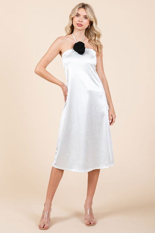 Geegee Satin Slip Dress us.meeeshop - Dresses