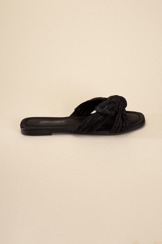 Gemma-66 Bow Flat Slides us.meeeshop - 