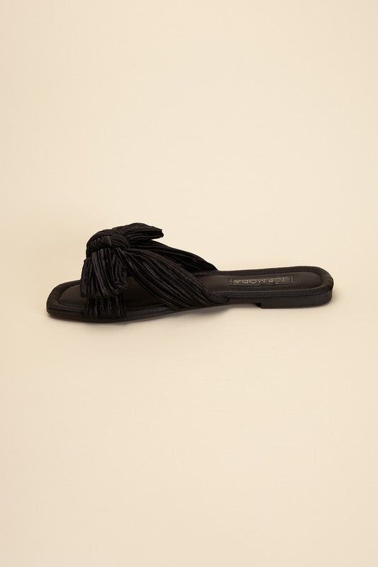 Gemma-66 Bow Flat Slides us.meeeshop - 