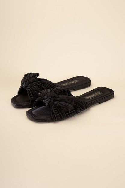 Gemma-66 Bow Flat Slides us.meeeshop - 