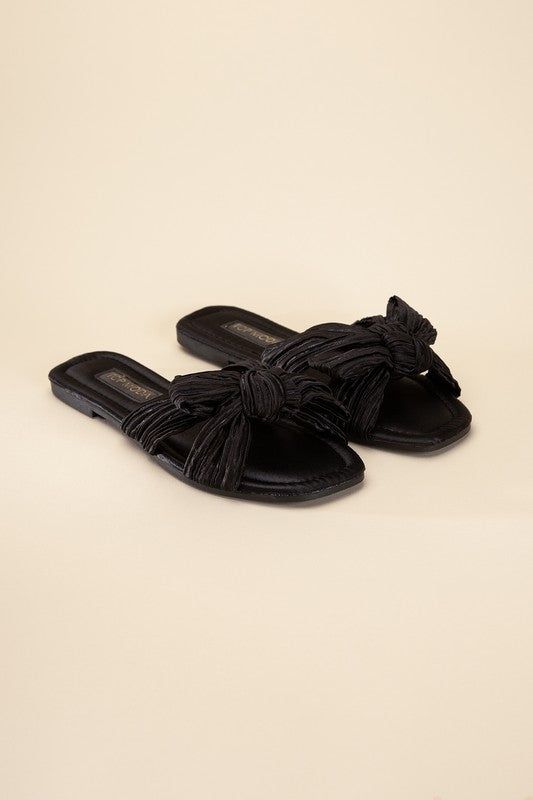 Gemma-66 Bow Flat Slides us.meeeshop - 