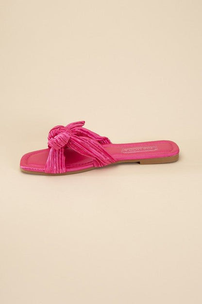 Gemma-66 Bow Flat Slides us.meeeshop - 