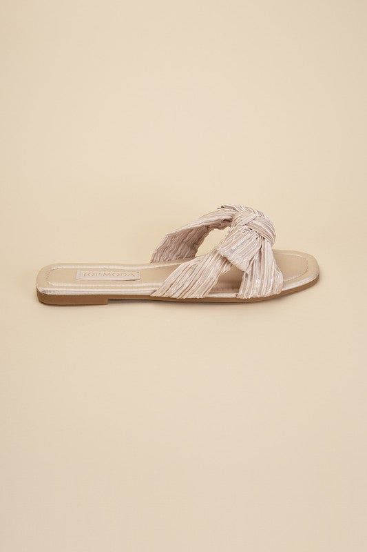 Gemma-66 Bow Flat Slides us.meeeshop - 