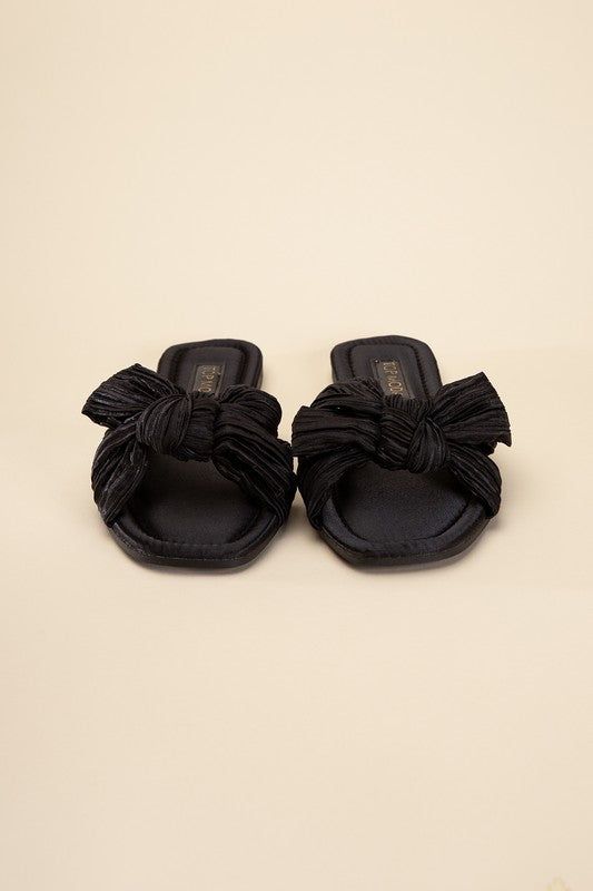 Gemma-66 Bow Flat Slides us.meeeshop - 