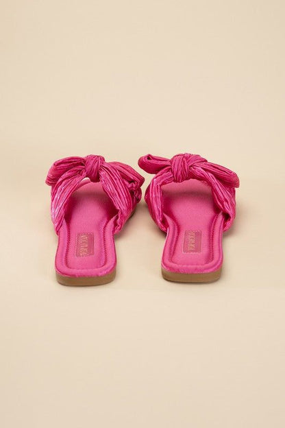 Gemma-66 Bow Flat Slides us.meeeshop - 