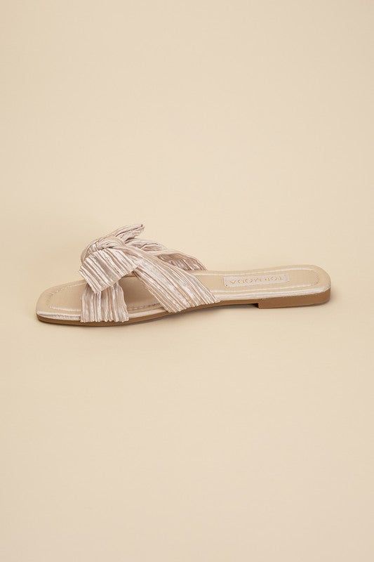 Gemma-66 Bow Flat Slides us.meeeshop - 