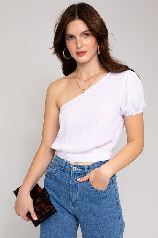 Gilli | S/S One Shoulder Top us.meeeshop - Shirts & Tops