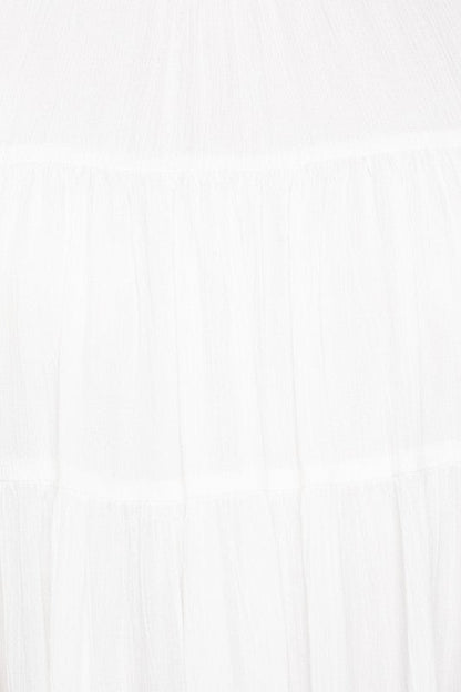 Gilli | Sleeveless Ruffle Neck Tiered Dress | us.meeeshop