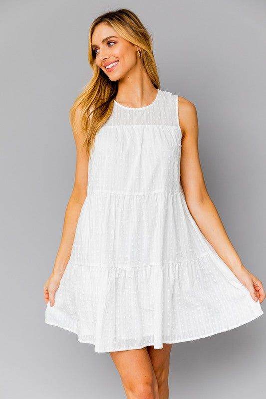 Gilli | Sleeveless Tiered Mini Dress us.meeeshop - 