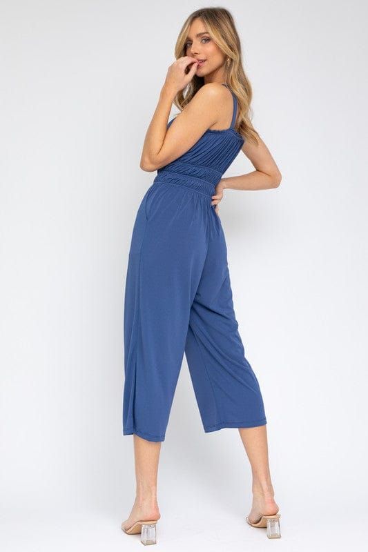 Gilli | Sleeveless Drawstring Cropped Jumpsuit - us.meeeshop