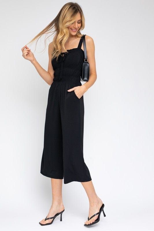 Gilli | Sleeveless Drawstring Cropped Jumpsuit - us.meeeshop