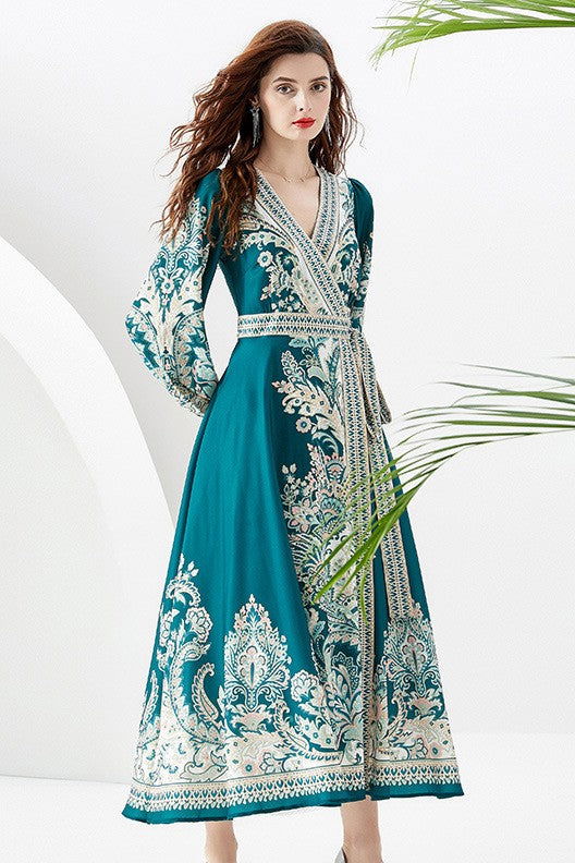 Green Sexy Long Maxi Dress us.meeeshop - 