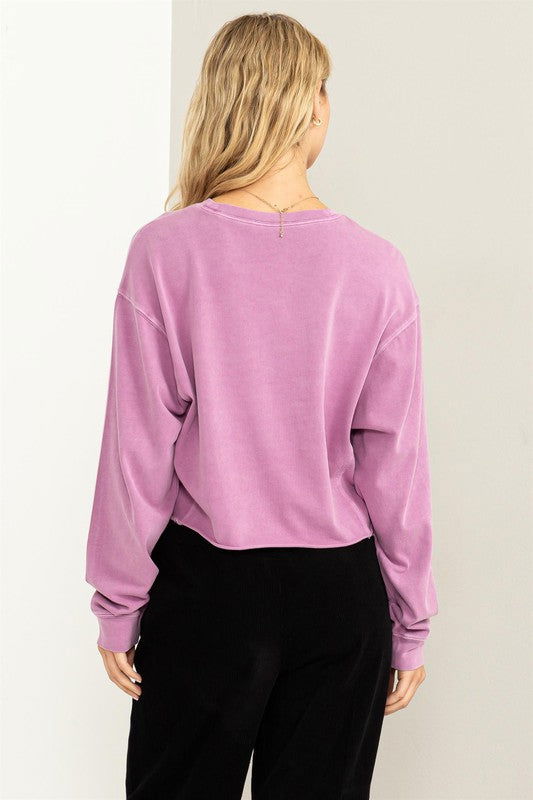 HYFVE Chic Take Long Sleeve Sweatshirt us.meeeshop - 