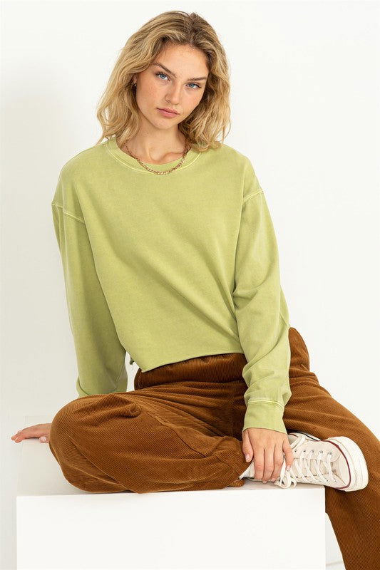 HYFVE Chic Take Long Sleeve Sweatshirt us.meeeshop - 