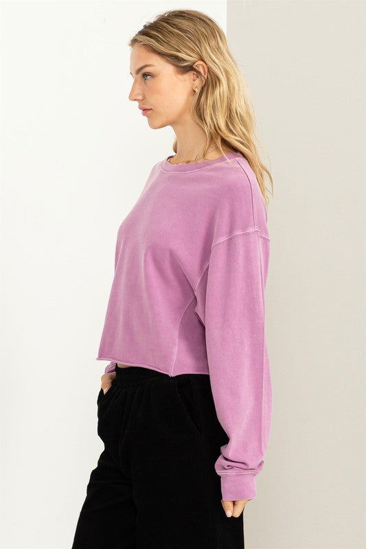 HYFVE Chic Take Long Sleeve Sweatshirt us.meeeshop - 