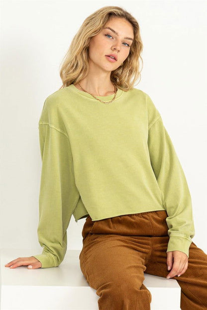 HYFVE Chic Take Long Sleeve Sweatshirt us.meeeshop - 