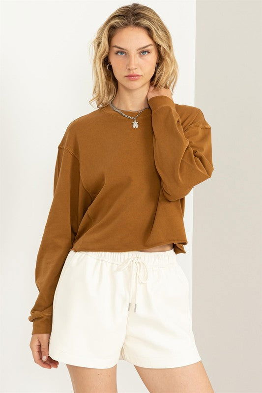 HYFVE Chic Take Long Sleeve Sweatshirt us.meeeshop - 