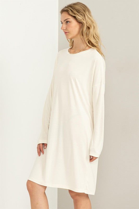 HYFVE Class and Charm Oversized Midi Dress us.meeeshop - 