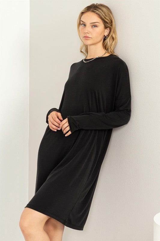 HYFVE Class and Charm Oversized Midi Dress us.meeeshop - 