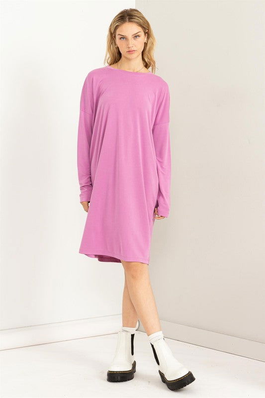 HYFVE Class and Charm Oversized Midi Dress us.meeeshop - 