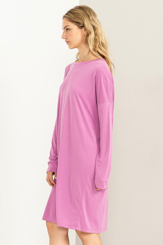 HYFVE Class and Charm Oversized Midi Dress us.meeeshop - 