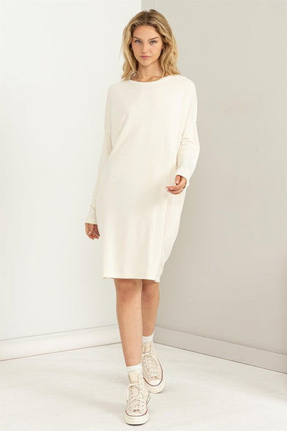 HYFVE Class and Charm Oversized Midi Dress us.meeeshop - 