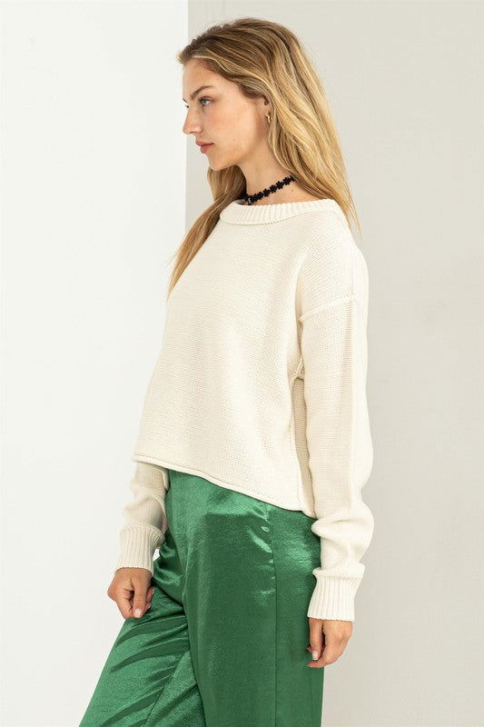 HYFVE Cuddly Classic Long Sleeve Sweater us.meeeshop - 