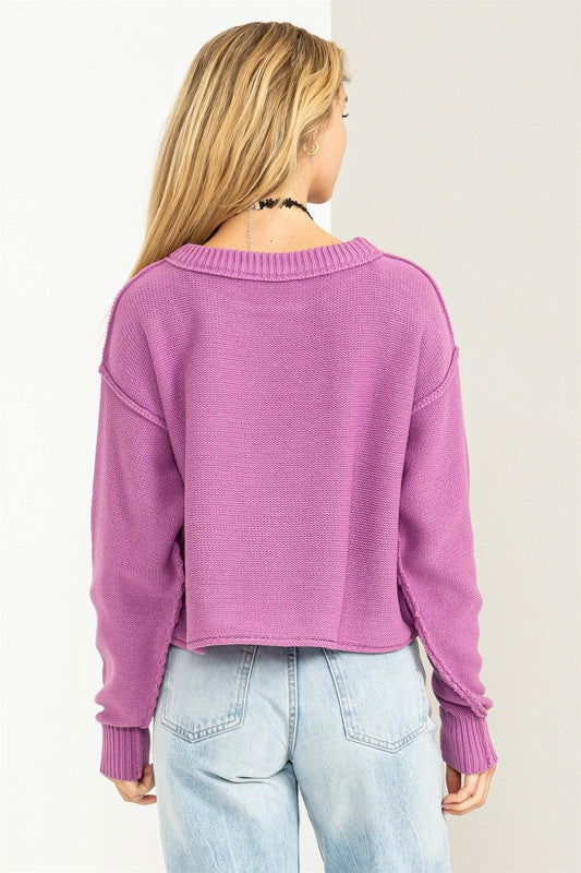 HYFVE Cuddly Classic Long Sleeve Sweater us.meeeshop - 