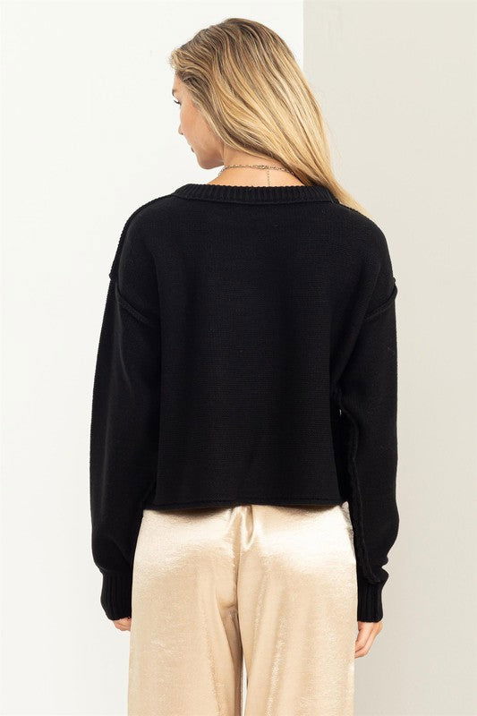 HYFVE Cuddly Classic Long Sleeve Sweater us.meeeshop - 