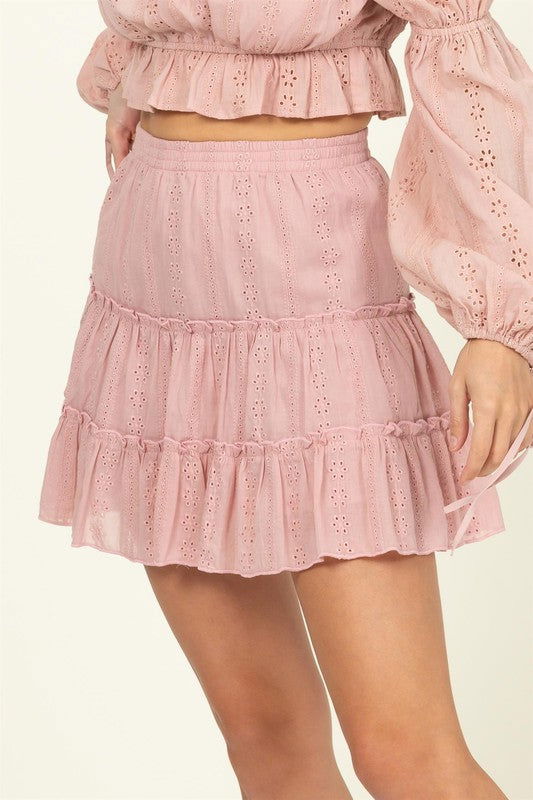 HYFVE Forever Classy High Waist Tiered Mini Skirt us.meeeshop - 