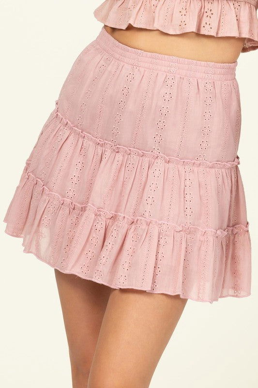 HYFVE Forever Classy High Waist Tiered Mini Skirt us.meeeshop - Skirts