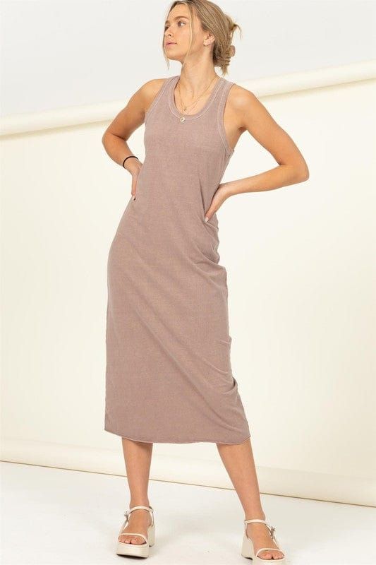 HYFVE | Fun Day Sleeveless Shift Midi Dress us.meeeshop - 