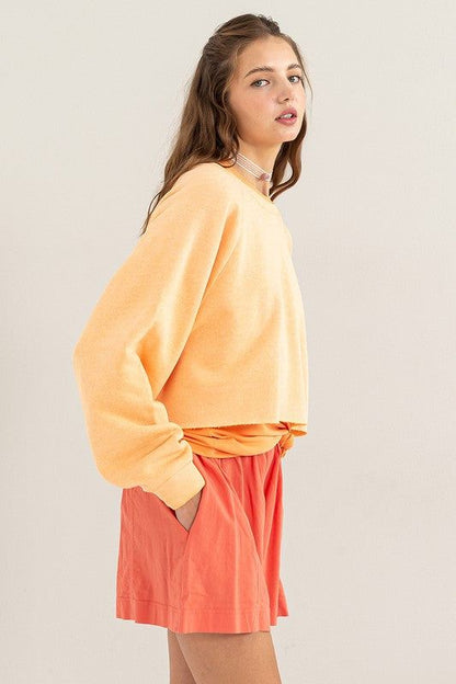 HYFVE Laid Back Crop Sweatshirt us.meeeshop - 