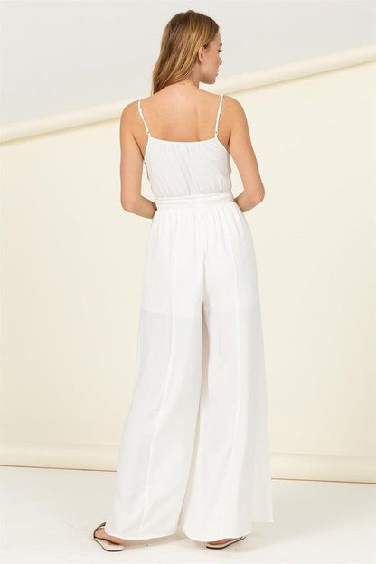 HYFVE | Remember Me Front Sash Cutout Jumpsuit us.meeeshop - 