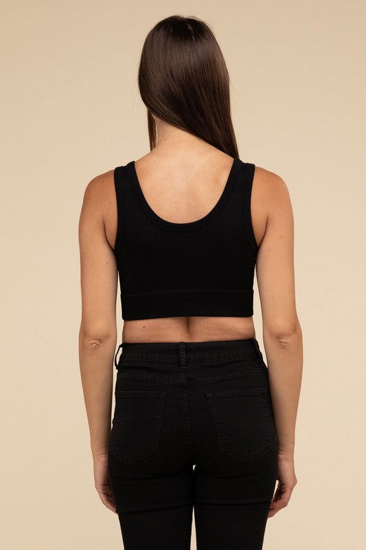 HYFVE Ribbed Seamless Crop Top us.meeeshop - 