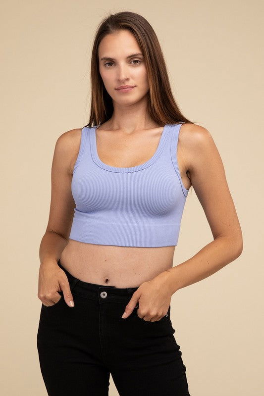 HYFVE Ribbed Seamless Crop Top us.meeeshop - 