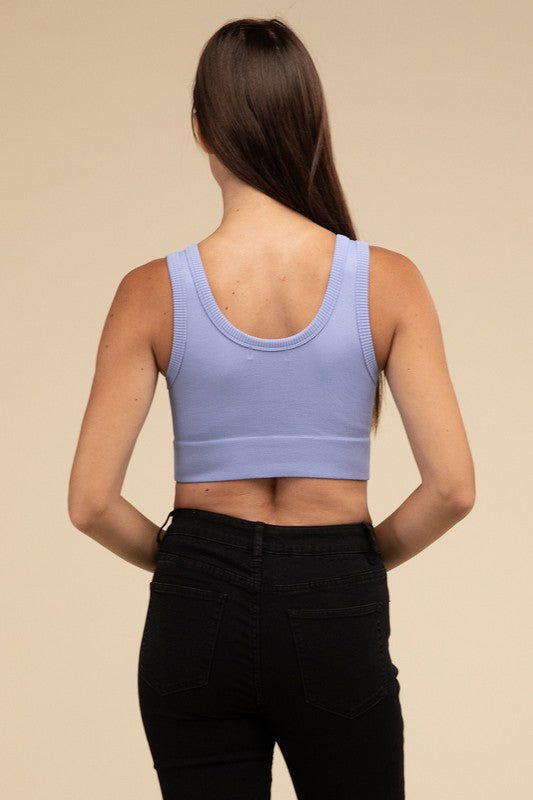 HYFVE Ribbed Seamless Crop Top us.meeeshop - 