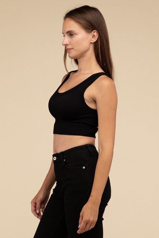 HYFVE Ribbed Seamless Crop Top us.meeeshop - 