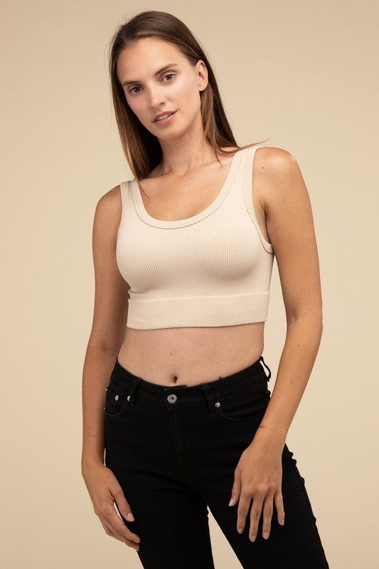 HYFVE Ribbed Seamless Crop Top us.meeeshop - 