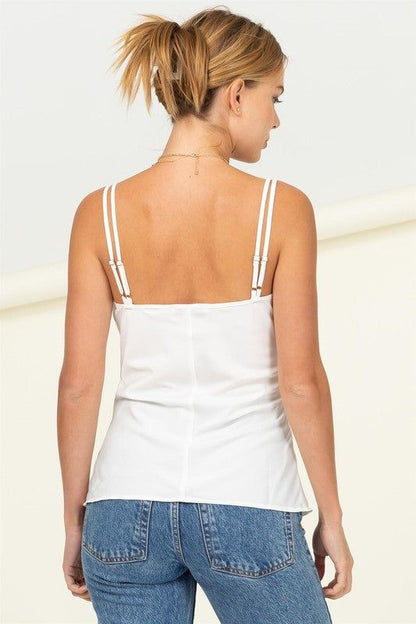 HYFVE | Two Strap Cami With Lace Top us.meeeshop - 