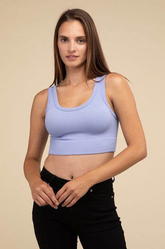 HYFVE Ribbed Seamless Crop Top - us.meeeshop