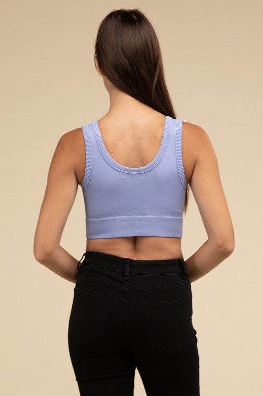 HYFVE Ribbed Seamless Crop Top - us.meeeshop