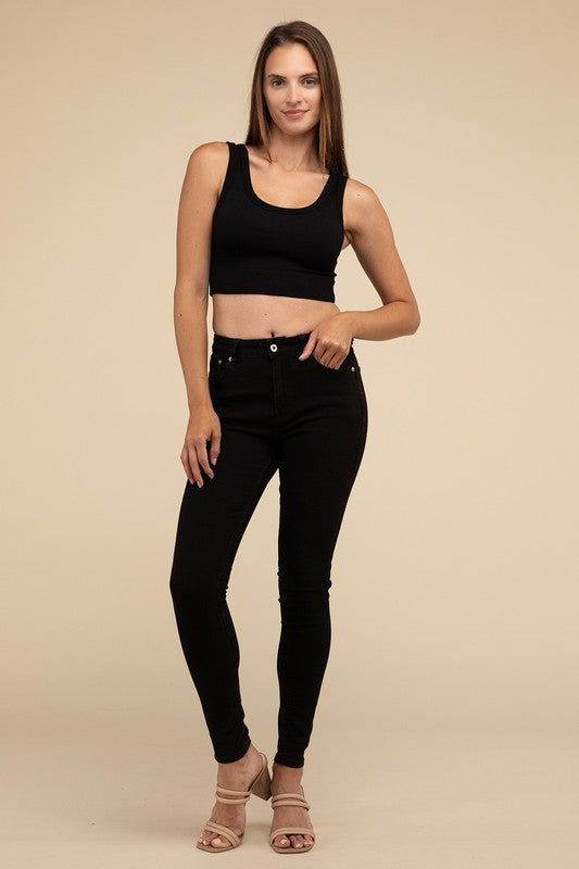 HYFVE Ribbed Seamless Crop Top - us.meeeshop